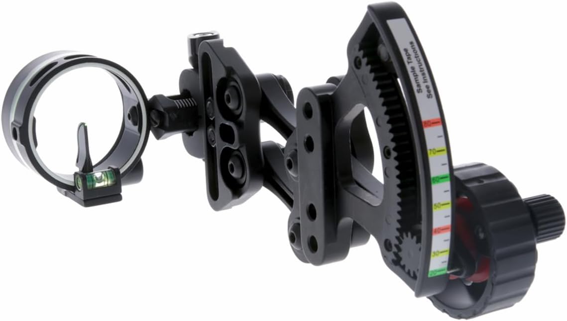 TRUGLO Range Rover Micro-Adjustable Bow Sight for Archery - Left/Right-Handed, Zero-In Dial, LED Light & Quiver Mount