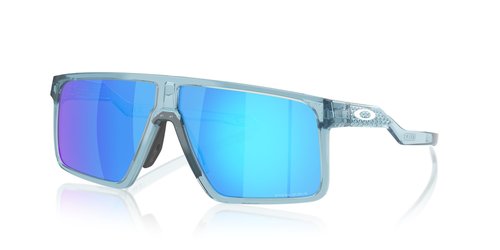 Oakley OO9285 Helux Sunglasses, Transparent Stonewash/Prizm Sapphire, 61 mm