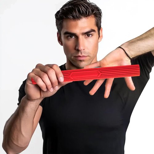Inspack Flex Tennis Elbow Therapy Bar, Grip Strength Trainer, Flexbar Treatment, Therabars Flex Bars Physical Tendonitis, Wrist, Pain Relief, Forearm Strengthener Hand Exercise, Resistance Twist 10lb