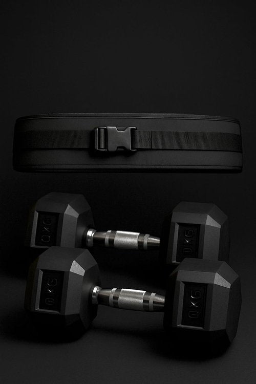 Hip Thrust Belt for Dumbbells – Glute Thrust Belt for Booty Workouts – Adjustable, Non-Slip Belt for Barbell-Free Hip Thrusts at Home or Gym – Heavy Duty Fabric with Padding
