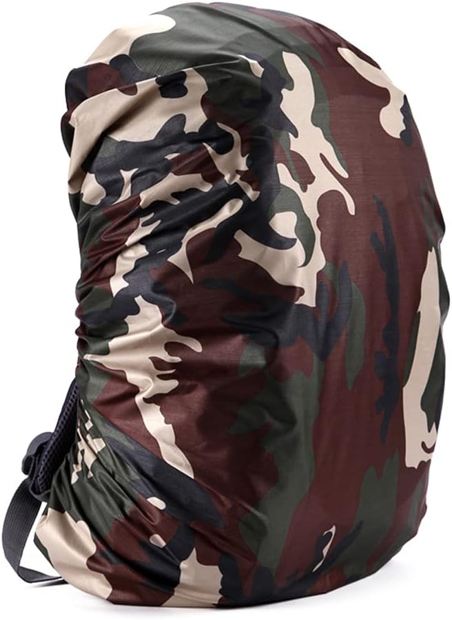 Silfrae Waterproof Rucksack Cover Backpack Rain Cover 30L-100L for Travel Climbing Hiking (Army Green, 30L-40L)