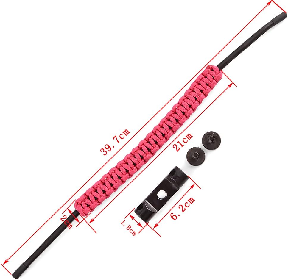 ZSHJGJR Archery Bow Wrist Sling Braided Archery Adjustable Bow Strap Wrist Sling For Compound Bow Hunting Shooting