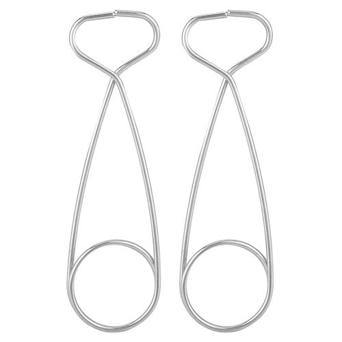 2Pcs Stainless Steel Fish Mouth Spreaders, Water Bottle Hanger Hook Rack, for Saltwater Fishing, Camping, Outdoor