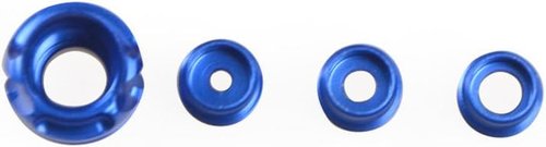 37/45 Degree Aluminum Hooded Peep Sight Compound Bow Housing Aperture Kit with 3 Size inner Core