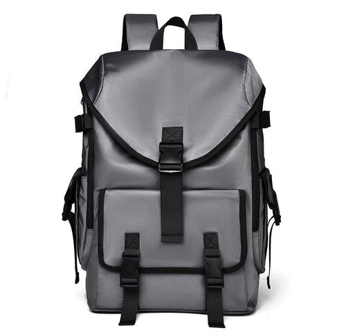epicyoyagi Backpack for Men Lightweight Backpack Fits 15.6 inch Waterproof Rucksack for Traveling Hiking ﻿ (Gray)