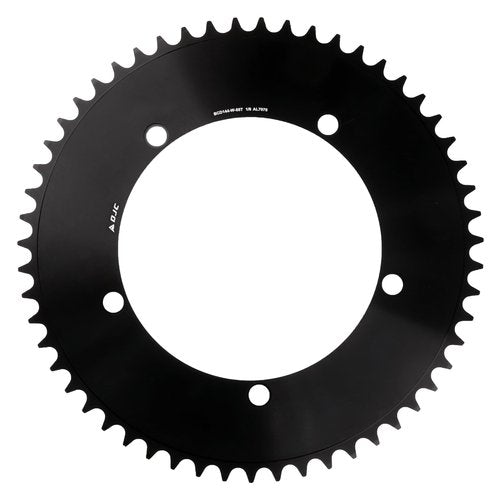 DJC 144BCD Round Chainring Fixed Gear Fixie Track Bike 47T 49 51 53 55 57 59 61T Single Speed Chainwheel 1/2 * 1/8 144 Bcd (47T)