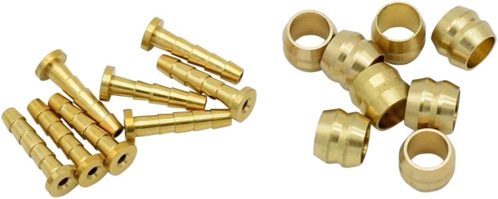 MTB Mountain Bike Bicycle Olive and Connecting Insert for Shimano BH59/BH90 Hydraulic Disc Brake Hose (BH90)