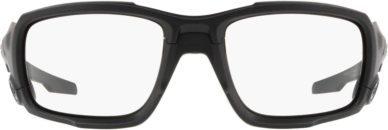 OO9329 SI Ballistic Shocktube Sunglasses, Matte Black/Clear, 61 mm
