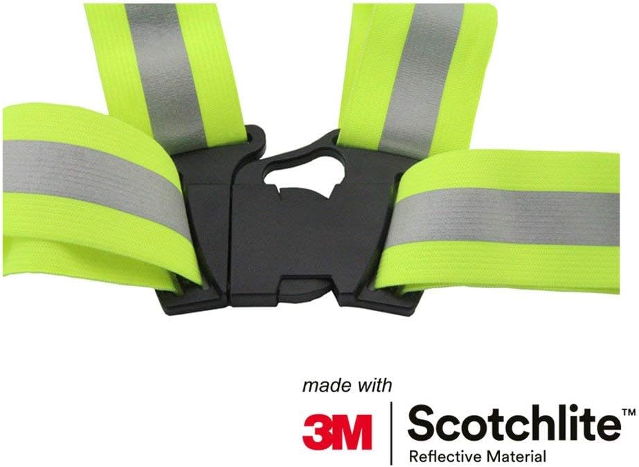 Salzmann Reflective Cross Belt Vest for Children | Highly Reflective with Adjustable Straps | Made with 3M Scotchlite