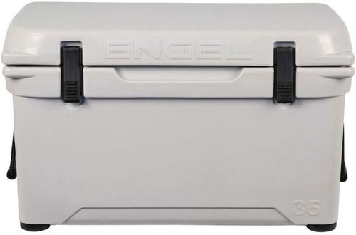 Engel Coolers ENG35 Cooler | 36 Can High Performance Durable Seamless Rotationally Molded Ice Box for Camping, Hunting, and Fishing