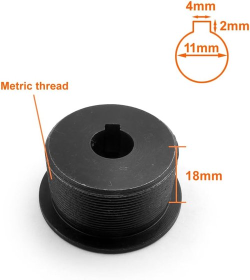 L-faster 16T Freewheel for Unite Motor 1/2" x 1/8" Chain Freewheel Fit #410 Bicycle Chain Customized Freewheel Base for Left Drive Motor