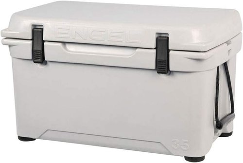 Engel Coolers ENG35 Cooler | 36 Can High Performance Durable Seamless Rotationally Molded Ice Box for Camping, Hunting, and Fishing