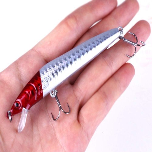 Pezlun Fishing Lures Kit Minnow Popper Crank Baits Freshwater Bass Fishing Baits Set (DYP15PCSA)