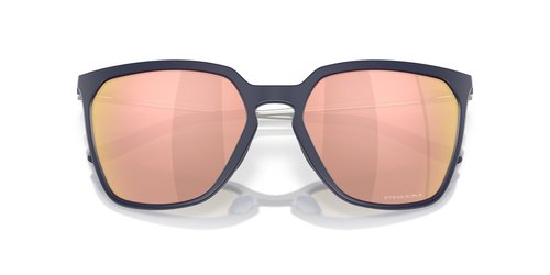 Oakley Women's OO9480 Sielo Square Rectangular Sunglasses, Mikaela Shiffrin Matte Navy/Prizm Rose Gold, 57 mm