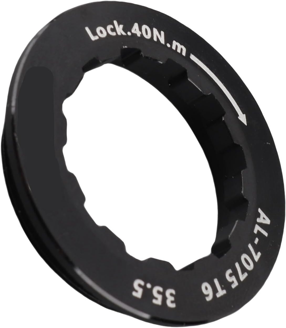VGEBY Lock Ring Cassette, Cassette Lockring for 7-11 Speed Mountain Bike (Black)