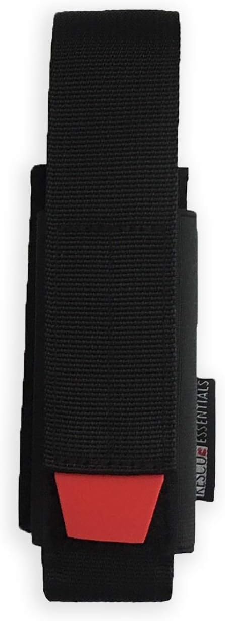 Rescue Essentials Universal Tourniquet Holder with Tab, Velcro Closure, Elastic Sides, Molle Attachment and an Adjustable Strap to Fit All Windlass Tourniquets.