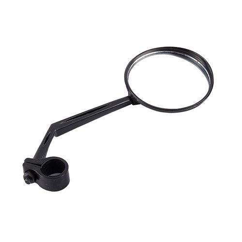 Black Adjustable Rear View Mirror Handlebar Riding Safety Wide View Convex Mirror for Motorcycle,Bicycles and Spare Parts