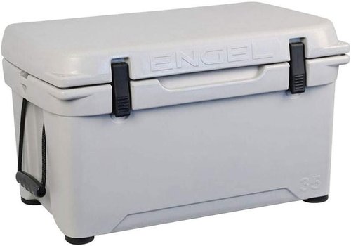 Engel Coolers ENG35 Cooler | 36 Can High Performance Durable Seamless Rotationally Molded Ice Box for Camping, Hunting, and Fishing