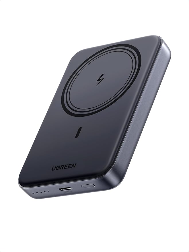 UGREEN Magnetic Power Bank,10,000mAh Wireless Portable Charger, PD 20W Fast Charging Battery Pack with USB-C for Magsafe, iPhone 16/16 Pro/15/15 Plus/15 Pro/15 Pro Max, iPhone14/13/12 Series