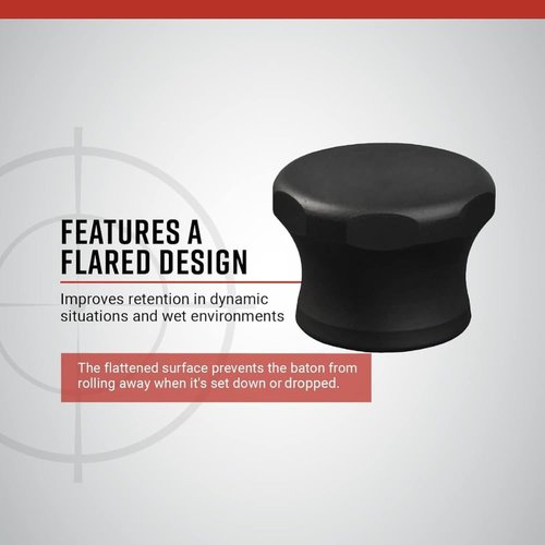 ASP F-Series Grip Cap, Friction-Baton Handle, Tactical Baton Accessories