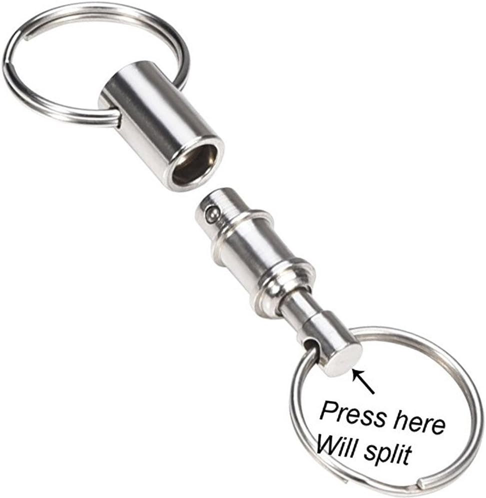 Quick Release Pull Apart Valet Keychain Accessory Detachable for Convenience　Outdoor Sports Tool(G)