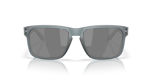 Oakley OO9102 Holbrook Sunglasses, Matte Crystal Black/Prizm Black Polarized, 57 mm