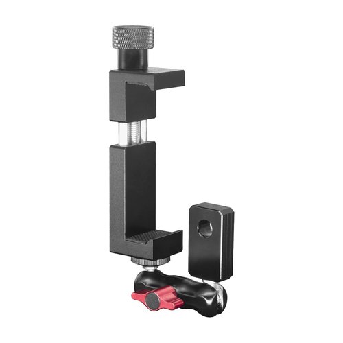 DRUSERY Bow Phone Mount for The Use of Camera of Cell Phone Bow Smartphone All-Aluminum Holder Accessory Compound Bow Hunting Phone Bracket