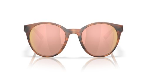 Oakley Women's OO9474 Spindrift Round Sunglasses, Matte Ginger Tortoise/Prizm Rose Gold, 52 mm