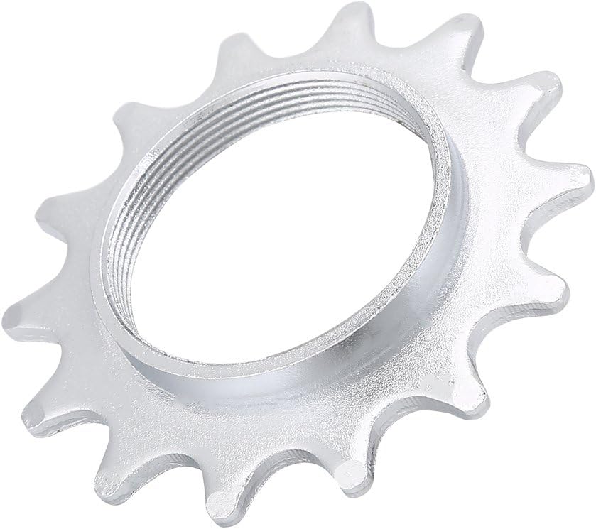 Single Speed Freewheel, High Strength Steel Sprocket Freewheel Parts for Fixed Gear 13/14/15/16T(14T) Fixed Gear Cog Single Speed Chain Single Speed Cog 14T 14T