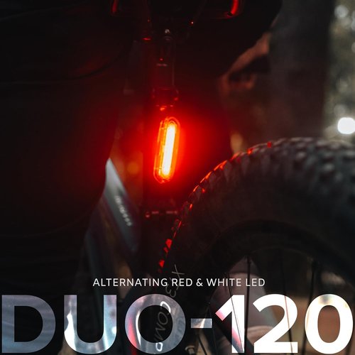 Bike Lights Front and Back (BX-Series) - Bicycle Headlight and Tail Light Set with Powerful Rechargeable LED for Night Riding - USB-C - Bike Safety Equipment (BX-400 Black)