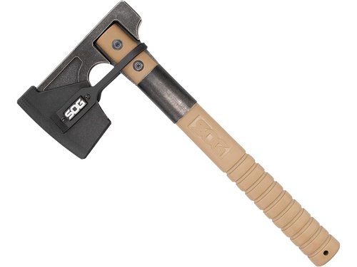 SOG CAMP AXE – BLK, FDE HANDLE