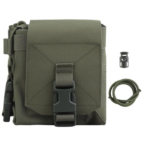WoSporT Tactical Multi-Purpose Sub Pouch, Walkie Talkie Carry Radio 5.56 Magazine Holder Tool Utility Bag Hunting Vest Accessories