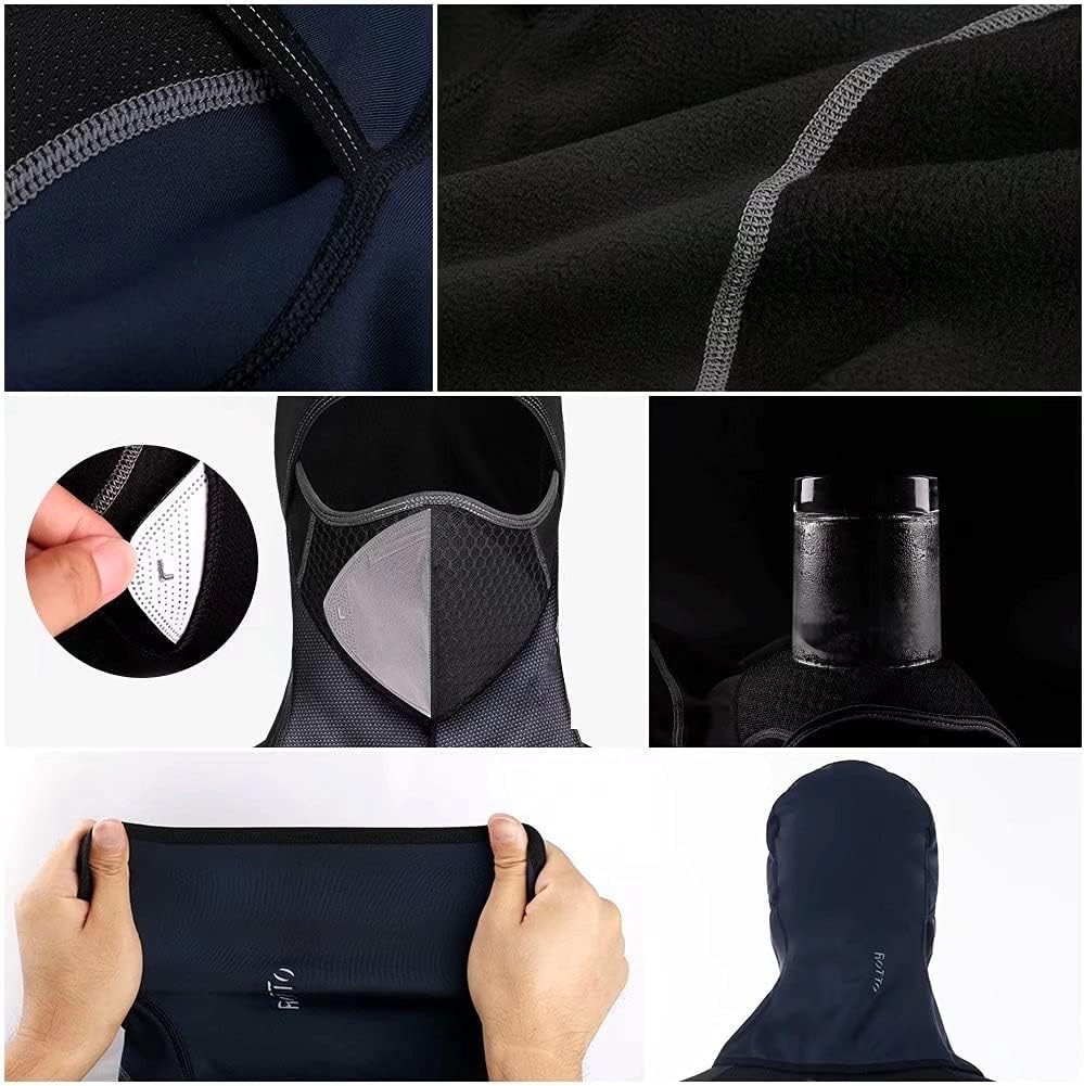 ROTTO Balaclava Face Mask for Motorcycle Motorbike Cycling Winter Full Face Masks Thermal Polar Fleece for Men Women