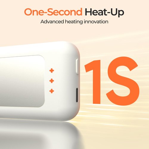 AI Hand Warmers Rechargeable, Reusable Portable Electric Hand Warmer, Fast Intelligent Heating in 1 Second, Gifts for Christmas, Outdoor, Golf, Hunting, Camping Accessories Ivory 4Pack