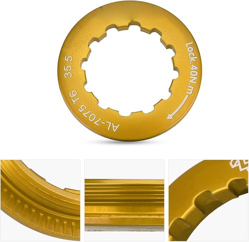 Cassette Lockring for 7-10 Speed Mountain (Gold)