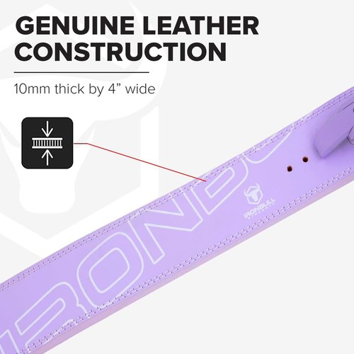 Lever Weightlifting Belt – 10mm Lever Belt for Squats & deadlift – Lever Lifting Belt for Men & Women - Lower Back Support Belt for Weight Lifting, Gym, Fitness & Weight Training (Lavender, X-Large)