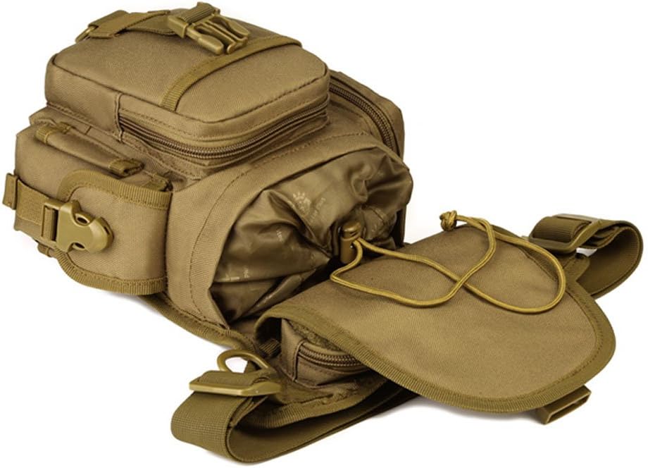 Nylon Drop Leg Bag Hiking Waist Pack for Men Women Tactical Motorcycle Bike Cycling Riding Travel Outdoor Sports Fanny Pouch