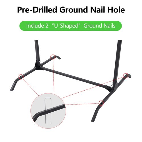 PVNIEFC Archery Target Stand for 30 Inch Bag & Foam Targets, Bow and Arrow Target Stand for Backyard, Alloy Steel