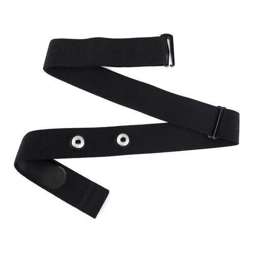 Heart Rate Monitor Chest Band for Polar H10 H9 H7, Adjustable Waterproof Soft Replacement Chest Strap Compatible with Polar Wearlin Garmin Dual Running HRM (Black Length 25.6"-37.4")