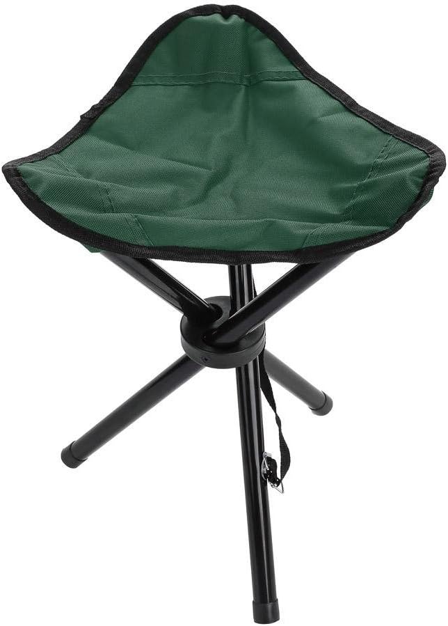 VGEBY Folding Tripod Chair, Portable Lightweight Tripod Stool for Outdoor Camping, Fishing, Hunting, Hiking, Travel