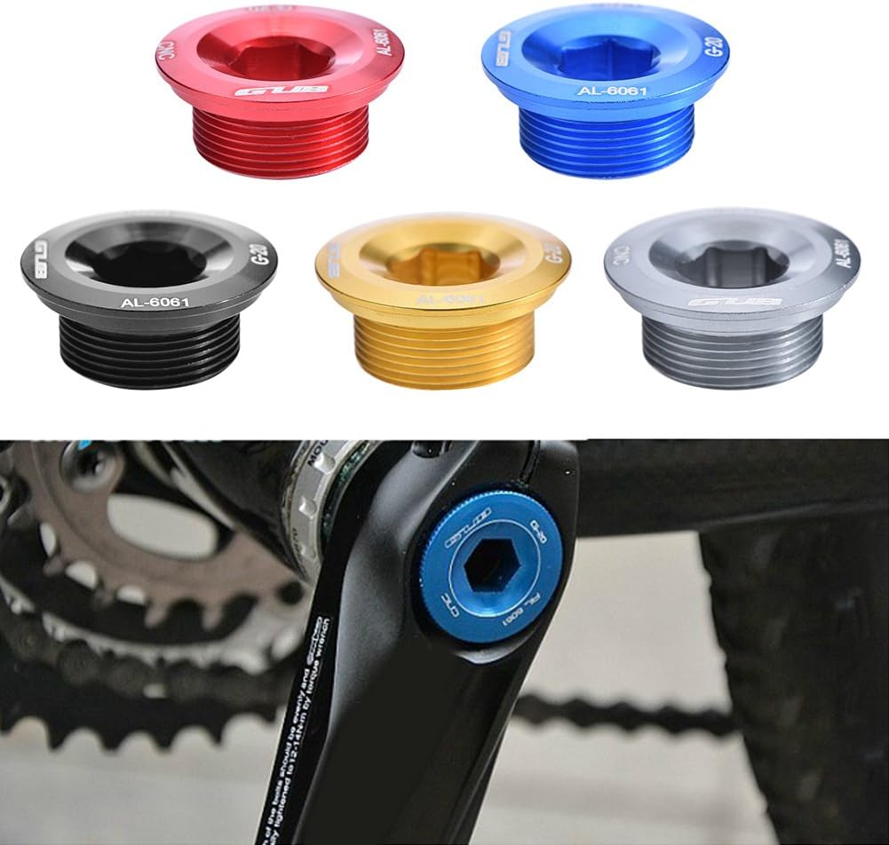 Tbest GUB Aluminum Alloy Bike Cranket Crank Fixing Bolt Chainwheel Screws