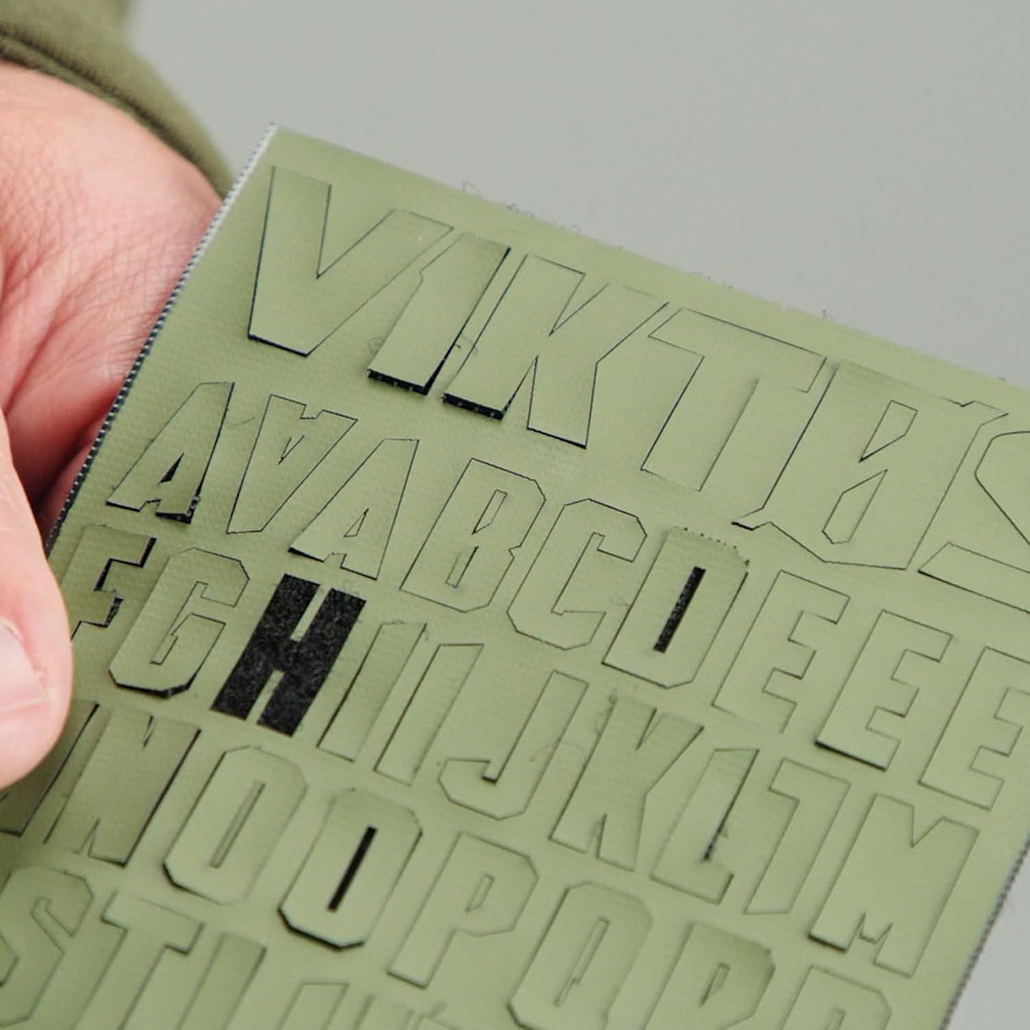 VIKTOS Moralphabet Versatile Creative Durable Hook & Loop Letters - Compatible with Any Item Equipped with a Loop Patch Panel