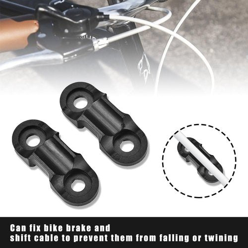 Brake Hose Guide Screw On Bicycle,C Clips For Hydraulic Brakes,2pcs Cable Guides Hook,Ultra Light Aluminium Alloy Brake Shift Cable Base Buckle Clip Cable Clips Aluminium Cable