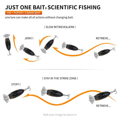IZA 2.5S Deep Diving Fishing Lures for Freshwate Swimbait Crankbait for Bass Walleye Catfish, Slow Sinking Bass Fishing Lure Fishing Gear and Equipment