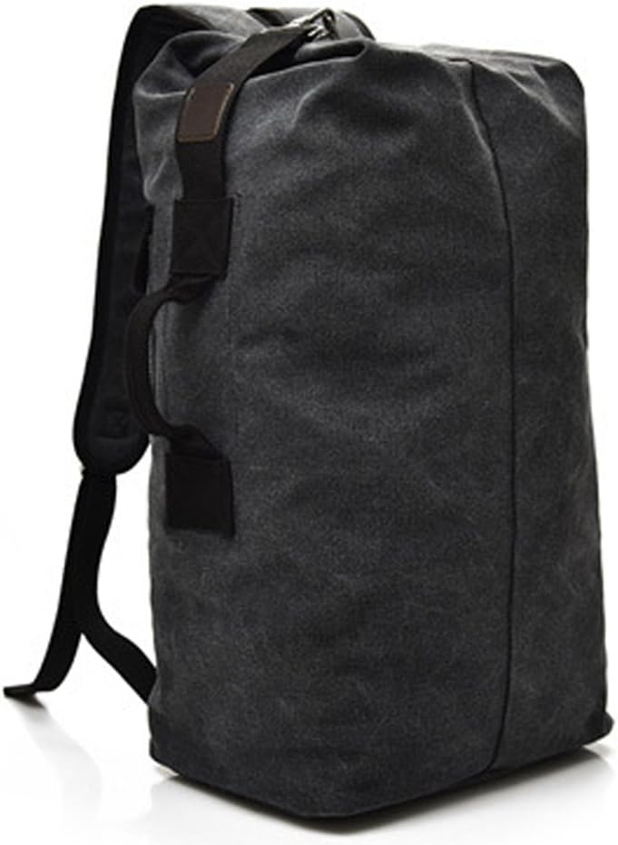 Military Duffel Bag Top Load Double Strap Canvas Backpack Army Travel Big Size