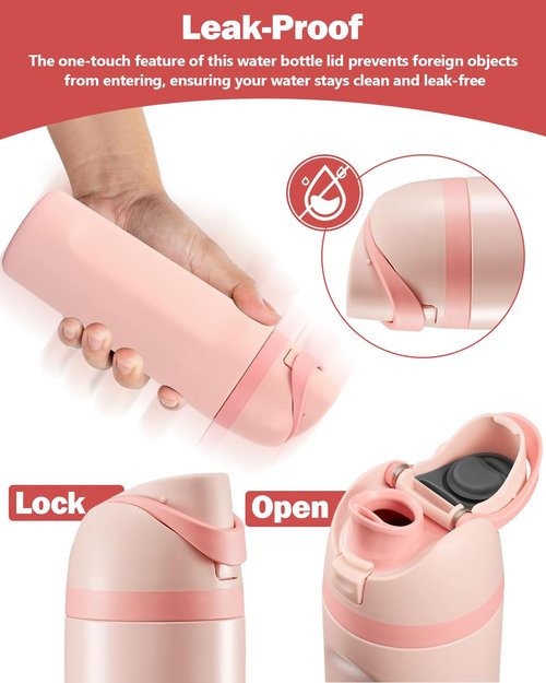 Replacement Lid Compatible with Owala FreeSip,Silicone Water Bottle Boot, Anti-Slip Protective Sleeve for Water Bottle (Pink, 32 oz)