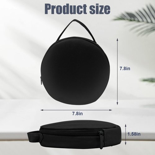 HGRTYXS Insulated Bag for Neck Cooling Tube,Cooler Bag for Neck Ice Ring,Cooler Bags Insulated Extend The Time to Keep Cool in the Heat (7.8 * 7.8 * 1.58 inch) ﻿