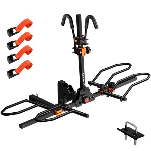 Soarify Platform 2 EBike Rack for Car Hitch Bike Rack for SUV RV Trucks Carrier Bicycle Car Racks 2-inch Receiver (Ebike Rack)