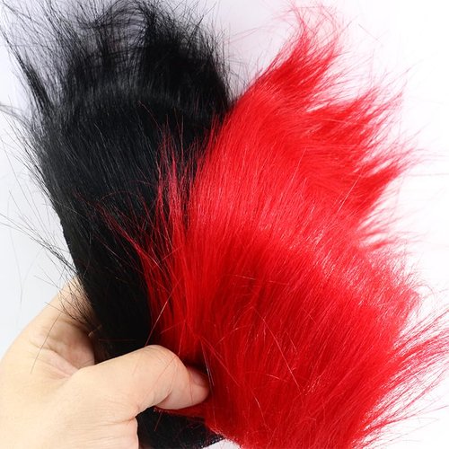 Fly Tying Craft Fur 8 Bright Colors Long Synthetic Fiber Fly Fishing Streamer Fly Tying Materials