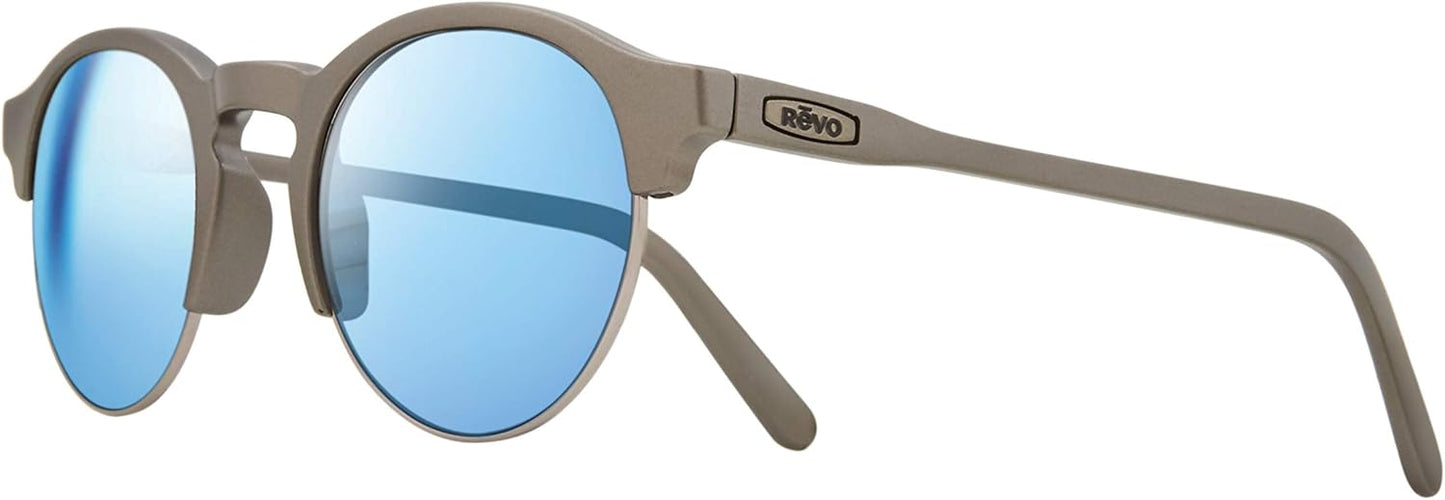 Revo Women's Unisex Re 1066 Reign Round Polarized Uv Protection Sunglasses